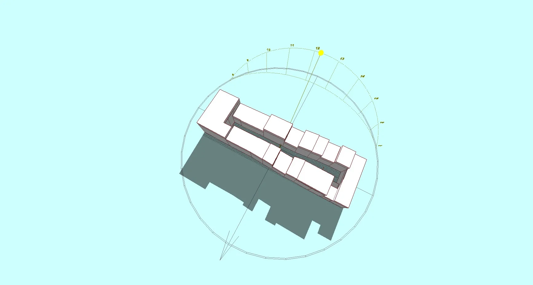 IMAGE ILOT 1A CALIBRE R+7 2112 12H ORIENTATION SUD VUE NORD EST SUR FACADE NORD SUR COUR.jpg