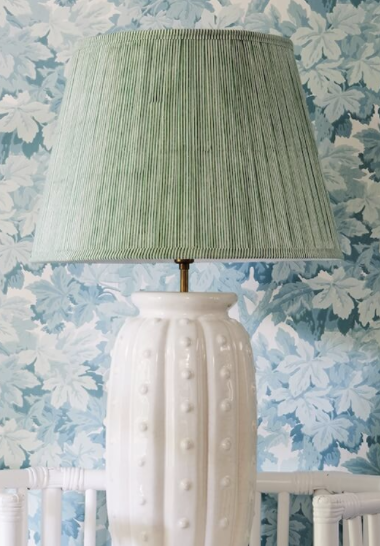Pleated Lamp Shade Blog Trim, How To Paint A Pleated Lampshade