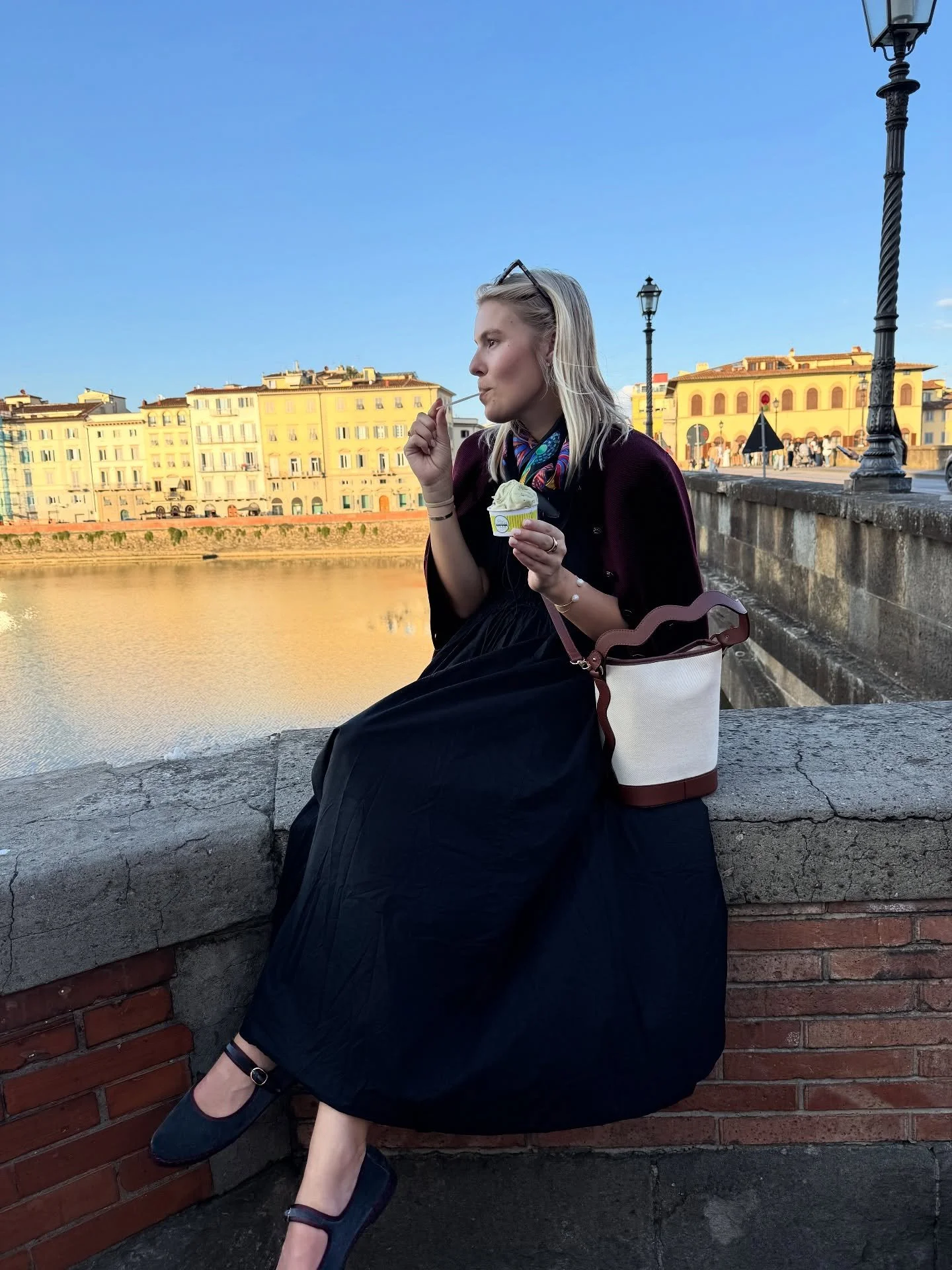 Just a girl and her gelato! 🍦A little sneak peek at our new canvas line launching next week! Two of your favorite styles with a twist for a more year round look!