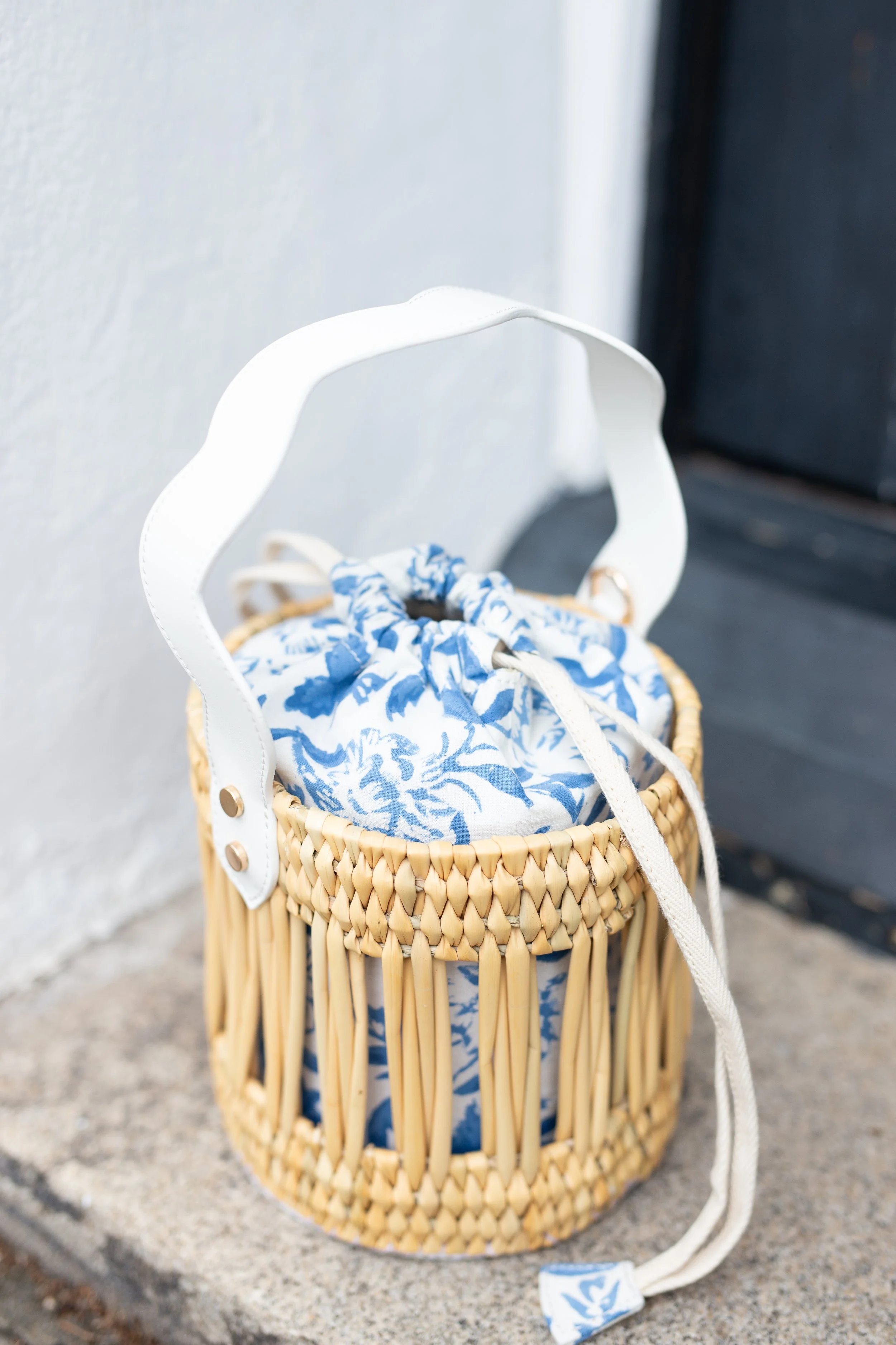 Emily Tote Insert Only - Blue and White