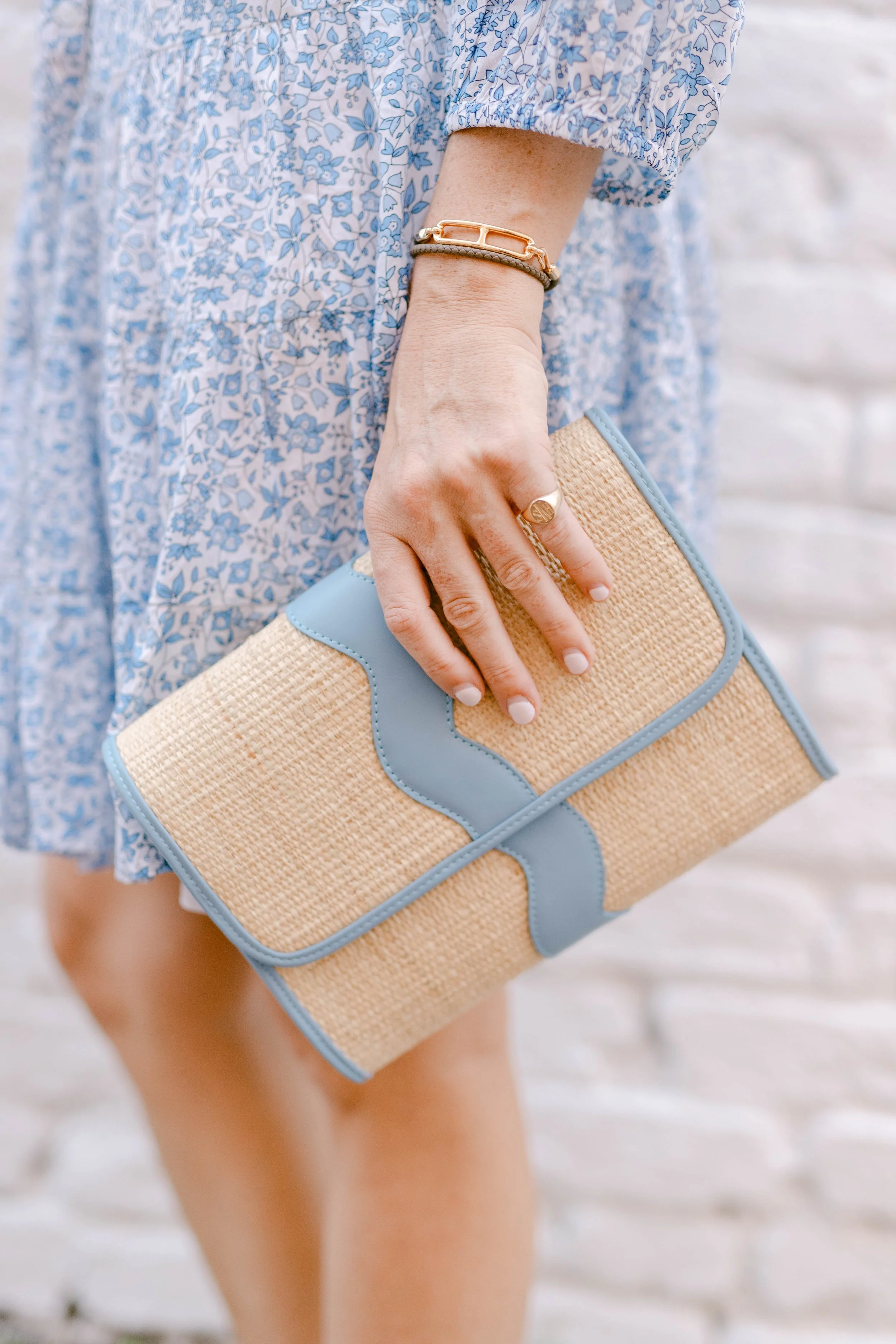 Allie Clutch - French Blue