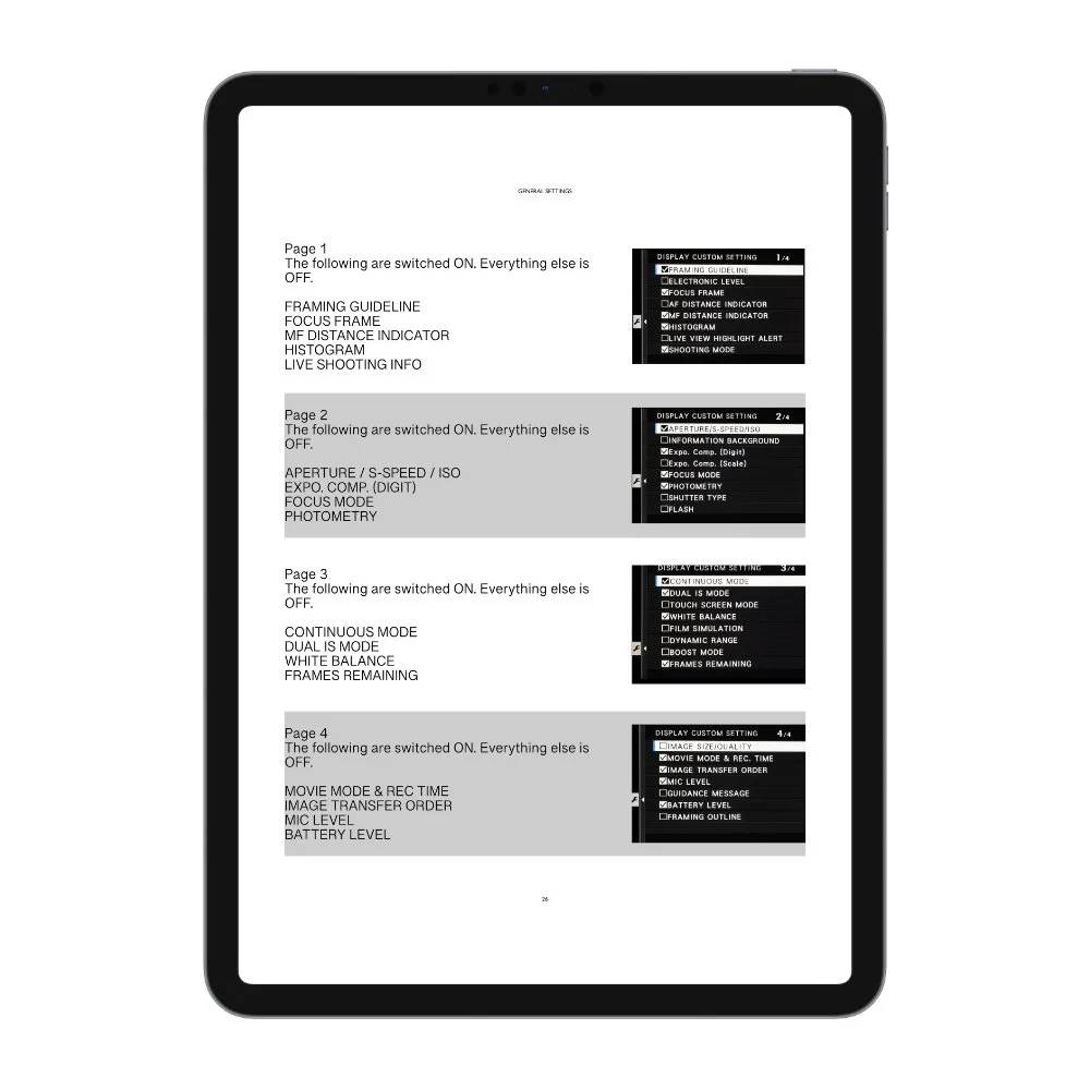 Fujifilm XT4 Camera Guide — Roman Fox