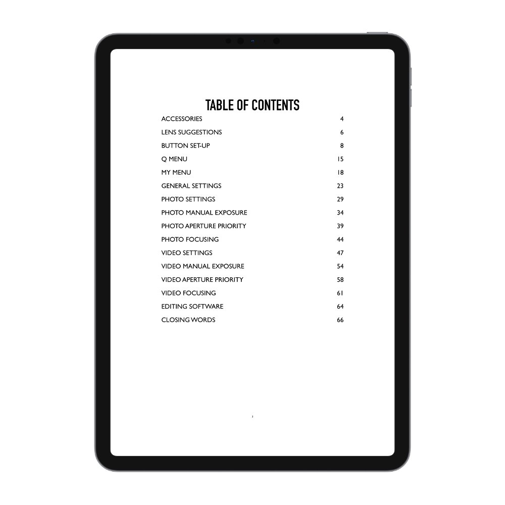 Fujifilm XT4 Camera Guide — Roman Fox