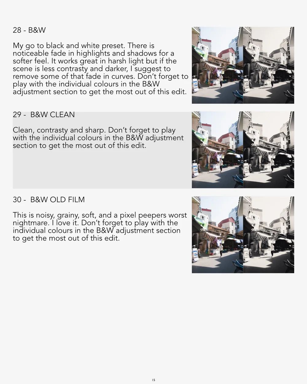 White Balance Presets Camera White Balance Settings