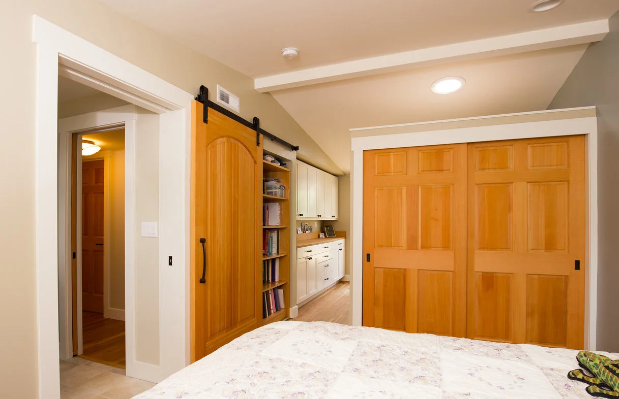 This interior remodel reconfigured existing spaces to add function and daylight in key areas — without increasing square footage.