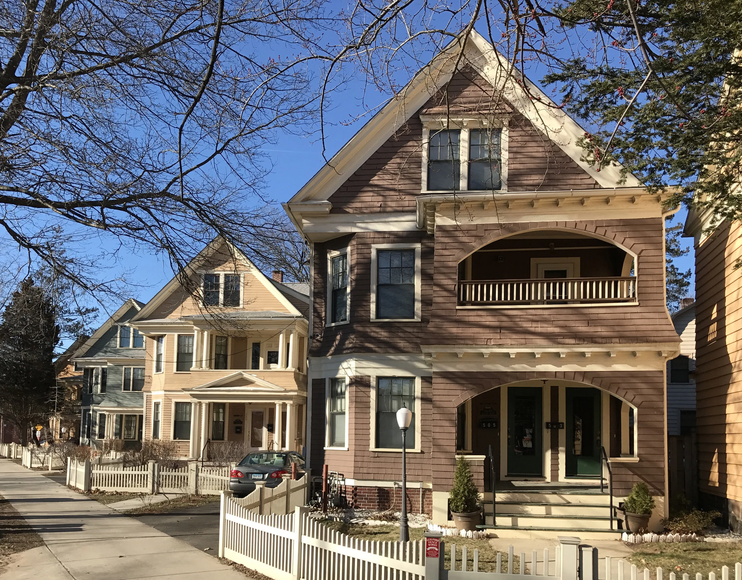 2017 Margaret Flint Award Neighborhood Housing Services of New Haven 333 Sherman Avenue Established: 1971 Executive Director: James A. Paley, Ph.D. Since its founding in 1979, and under the continuous and capable leadership of James Paley, Neighborhood Housing Services of New Haven (NHS) has worked diligently to acquire blighted houses and transform them into affordable and energy-efficient homes. In 37 years, NHS renovated and sold more than 275 houses, many of which are located in New Haven’s partially abandoned historic neighborhoods. The New Haven Preservation Trust is pleased to present its most prestigious prize, the Margaret Flint Award, to Neighborhood Housing Services in recognition of their long-standing commitment to historic preservation.