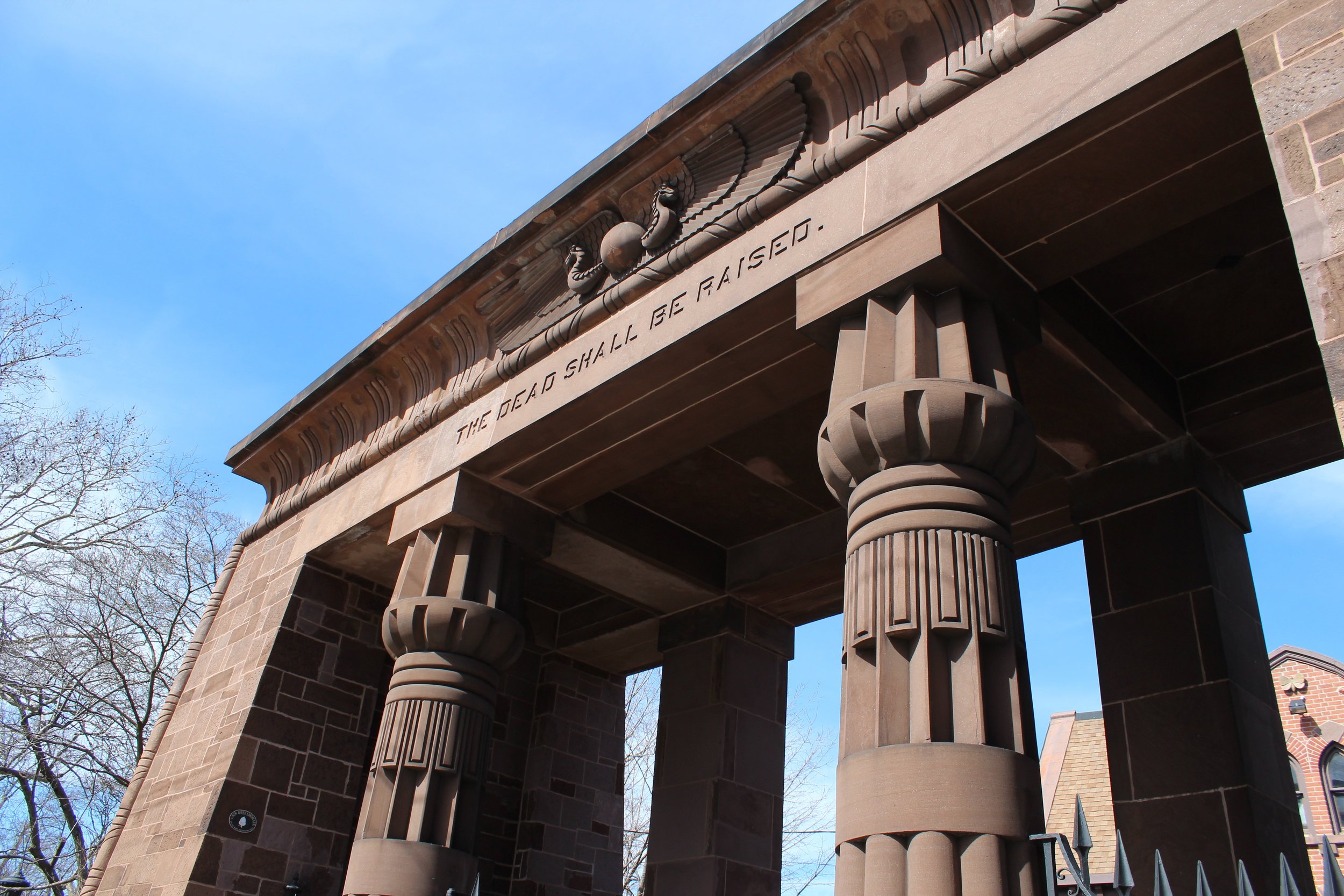 Grove Street Cemetery Entry, 227 Grove Street, 1796.