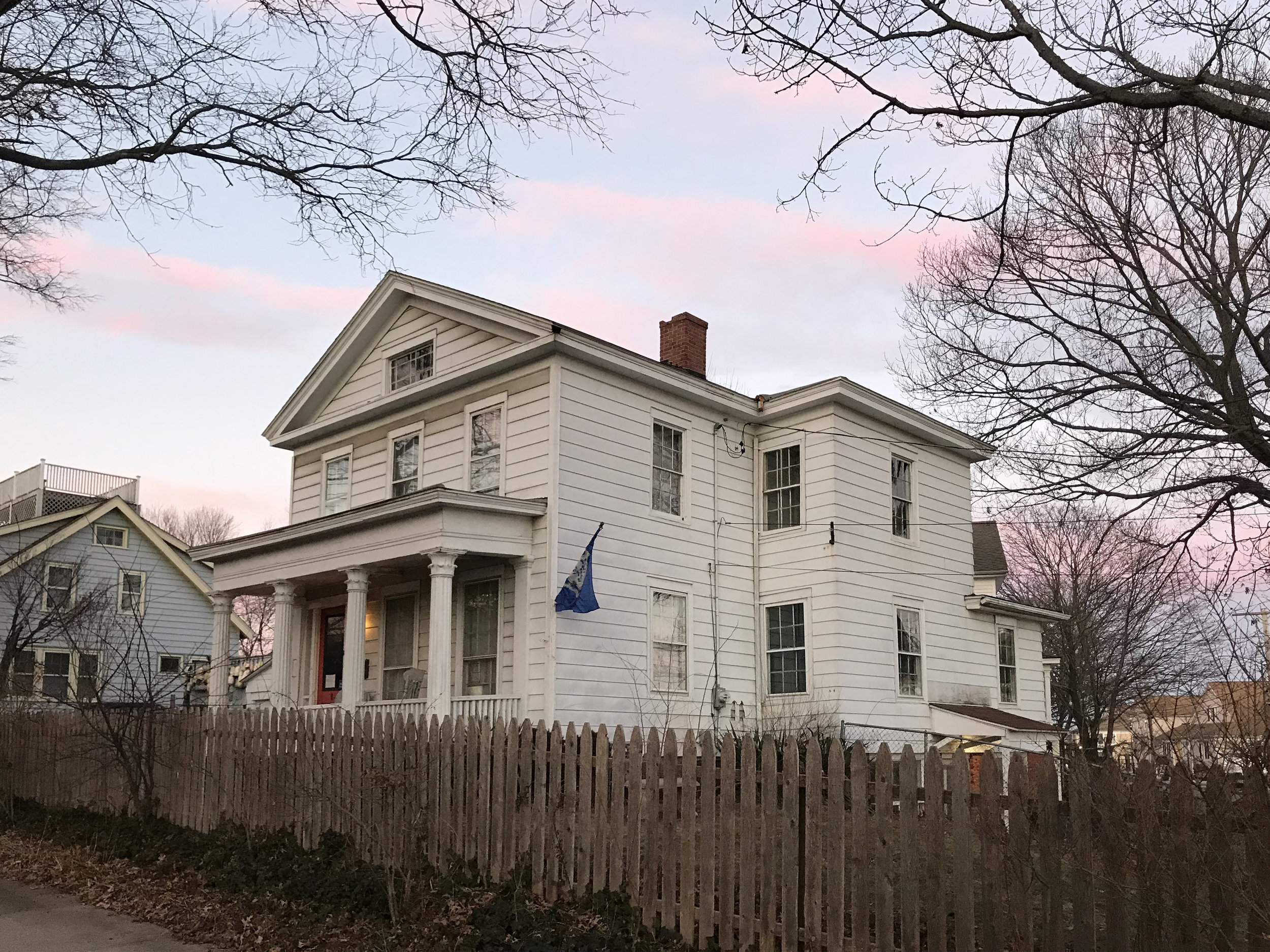 Eber Kelsey House, 19 Howard Avenue, c. 1850.