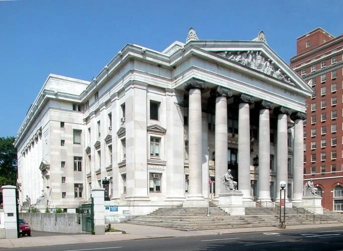 New Haven County Court House, 121 Elm Street. Architect: Wm. H. Allen & Richard Williams, 1909.