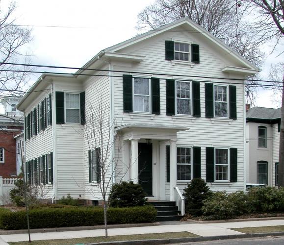 William W. Waite House, 22 Lincoln Street, 1852-59.
