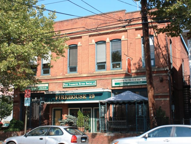 Fire Station 19, 15-19 Edwards Street. 1873-74; 1974 renovation by Gilbert Switzer & Associates.