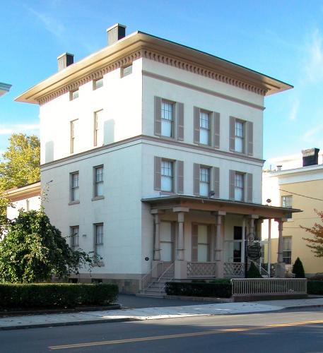 James English House, 592 Chapel Street. Architect: Henry Austin, 1845.