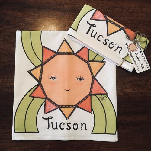 Catherine Eyde - Gifts for Art Lovers - Tucson tea towel.JPG