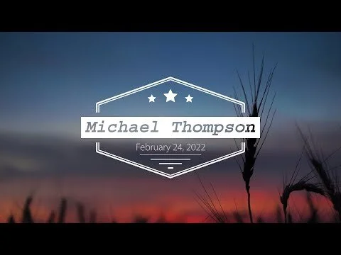 Winter Workshop 2022: Michael Thompson