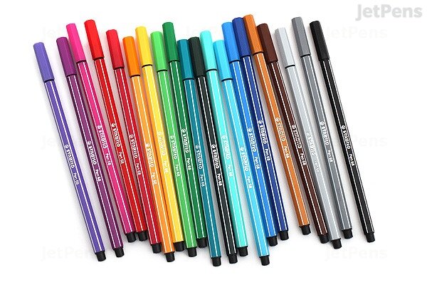 Stabilo Pen 68 Felt Tip Colouring Pens — Maggiolly Art