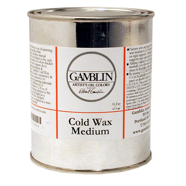 Gamblin Cold Wax Medium, 16 oz - Upwards Art Studio
