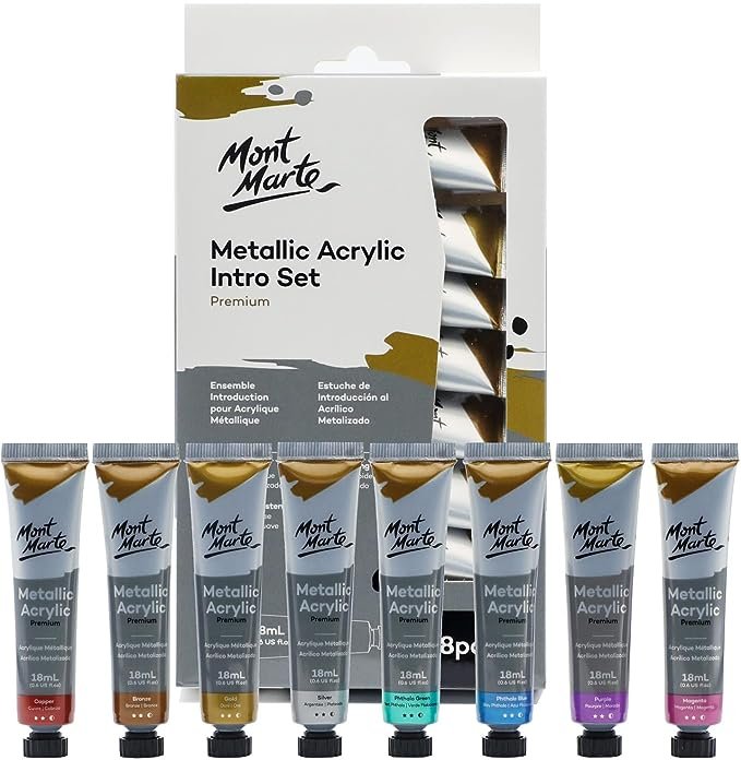Mont Marte Acrylic Paints Premium Black Gesso Universal Primer 17oz (500ml)  Suitable For Oil Paint, Color Pencils, Pastels Art - Acrylic Paints -  AliExpress