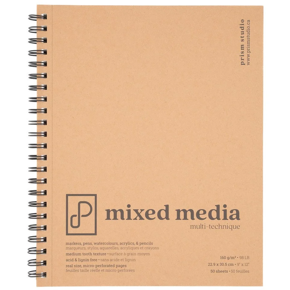 Prism Mixed Media Pad 9" x 12" - 50 Sheets