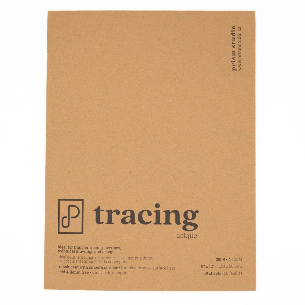 Prism 25lb Tracing Pad 9" x 12" - 50 Sheets