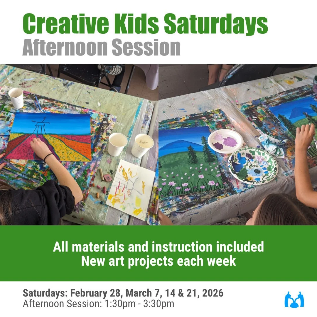 Creative Kids Saturday Afternoons! 4 Classes - February 28, March 7, 14, and 21, 2026
