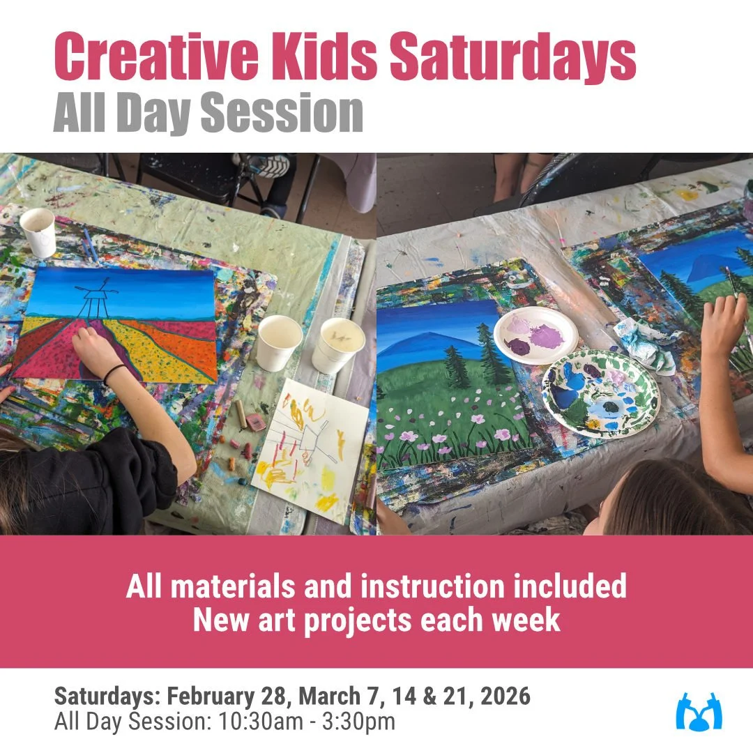 Creative Kids Saturday All Day! 4 Classes - February 28, March 7, 14, and 21, 2026