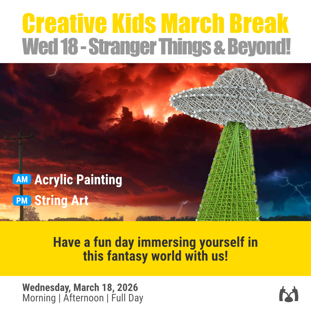 Creative Kids: Stranger Things and Beyond! - Wednesday, March 18, 2026