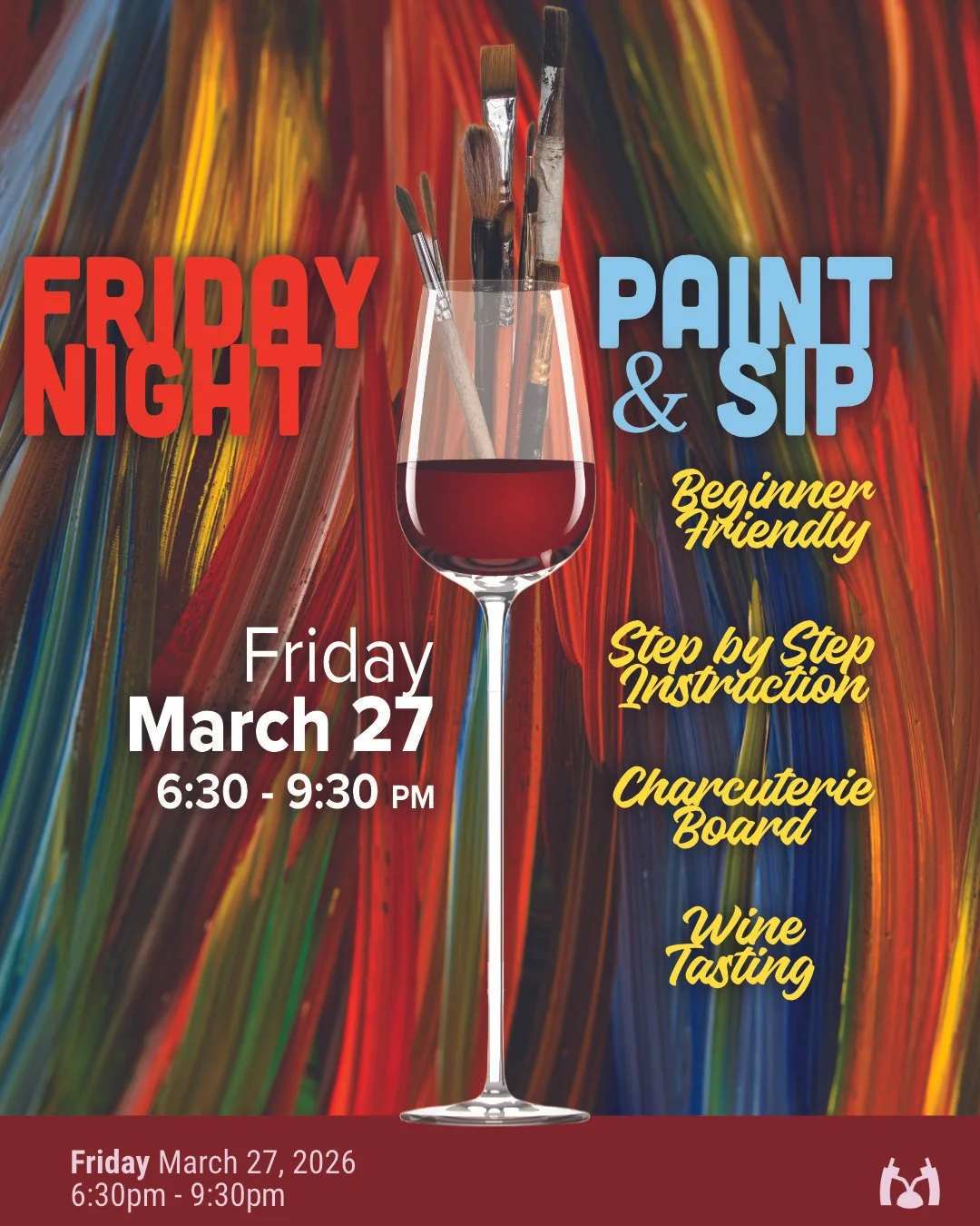 Friday Night Paint & Sip - March 27, 2026