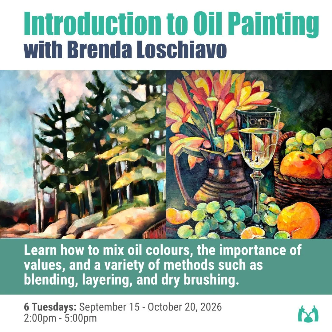 Introduction to Oil Painting with Brenda Loschiavo - 6 Tuesdays: Sept 15 - Oct 20, 2026