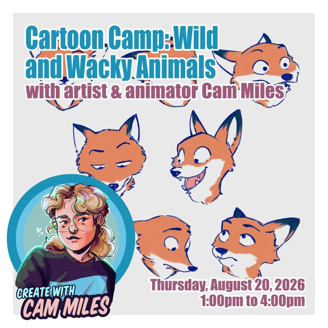 Cartoon Camp: Wild and Wacky Animals with Cam Miles