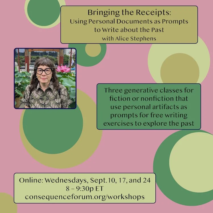 Bringing the Receipts: Using Personal Documents as Prompts to Write about the Past