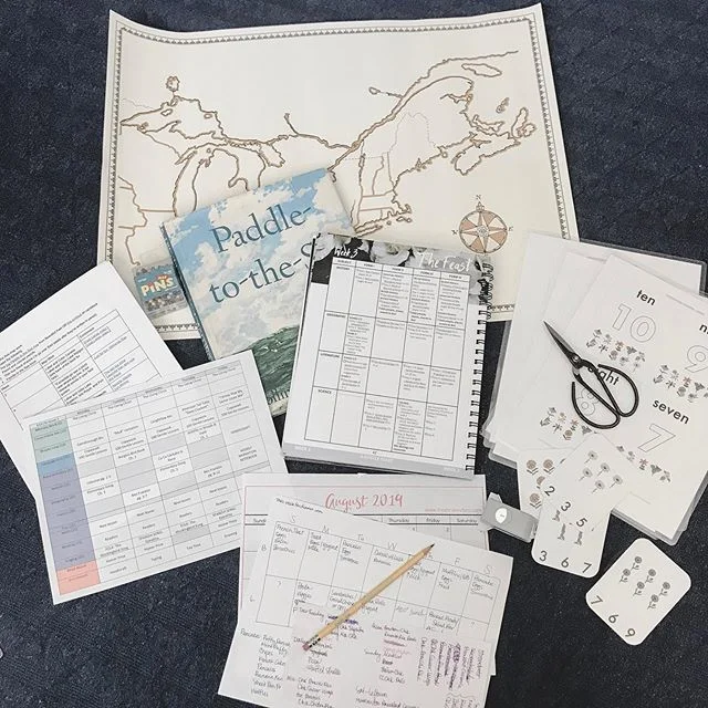 In full prep mode lately-not only for school but for the little baby about to join us next month!! I&rsquo;m taking it slow and simple this year, using the full Gentle Feast curriculum by @julie.h.ross and planning has been a breeze. In the past, I&r