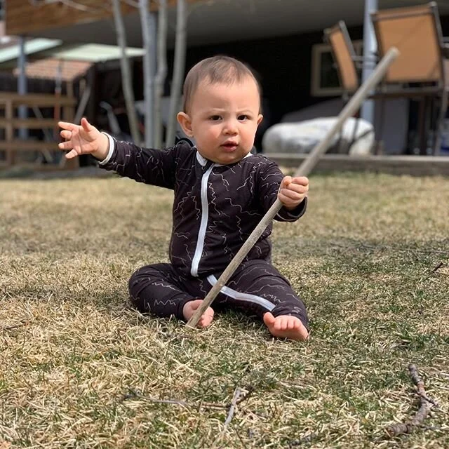 Dad says Mountain Biker 🚵&zwj;♀️ I&rsquo;m thinking more like Kung Fu🐼 whatever your passions may be we will support you til the end.. even if it&rsquo;s piano🎹 #love #passion #truenorth #9monthsold #shaolin @botsyphillips