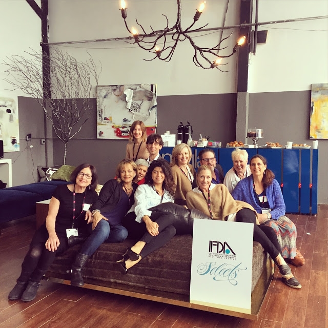With my fellow judges from IFDA NY in the Naula-designed media room.