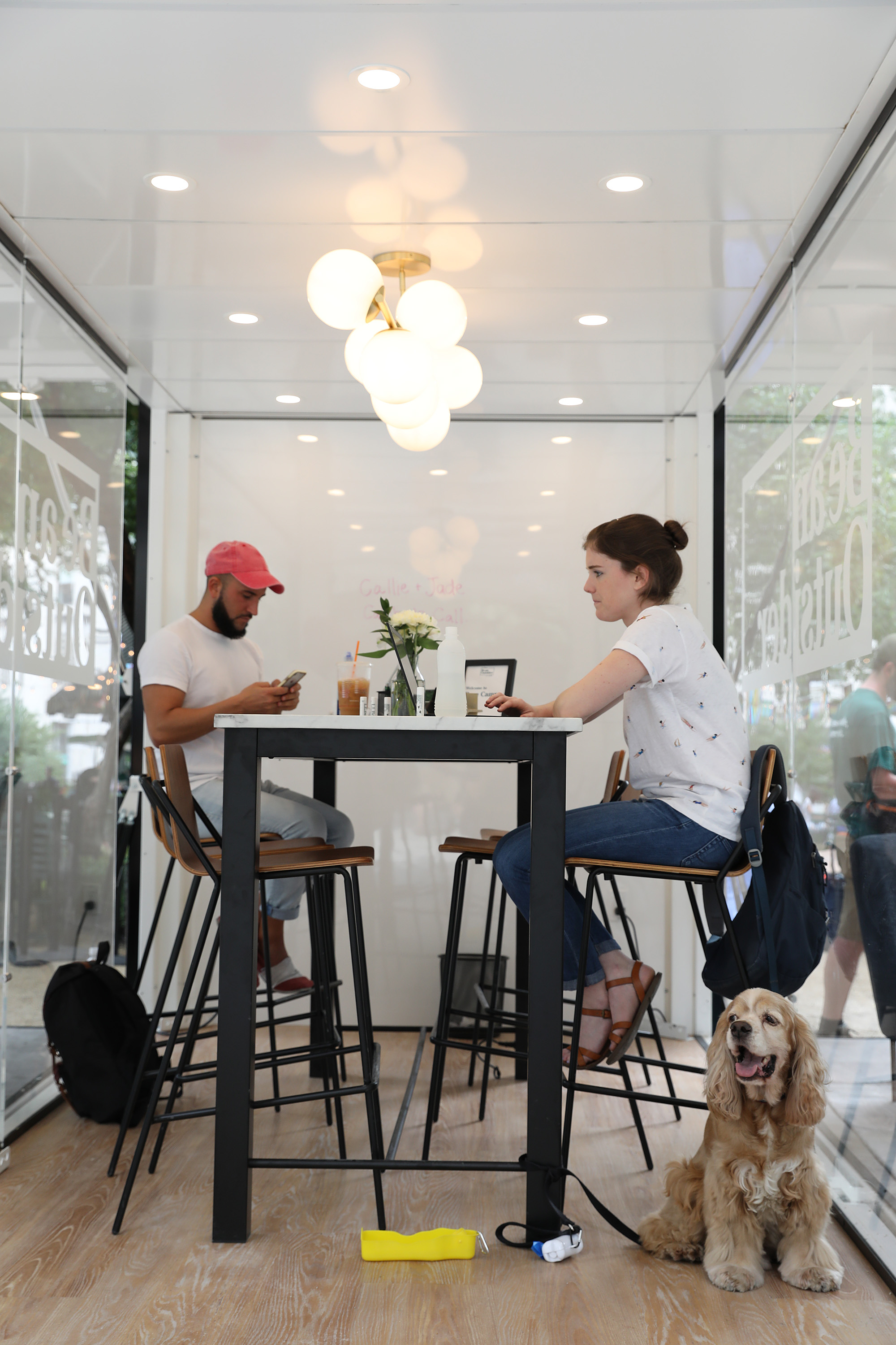 Industrious leveraged its design expertise to develop several options for coworking outdoors.