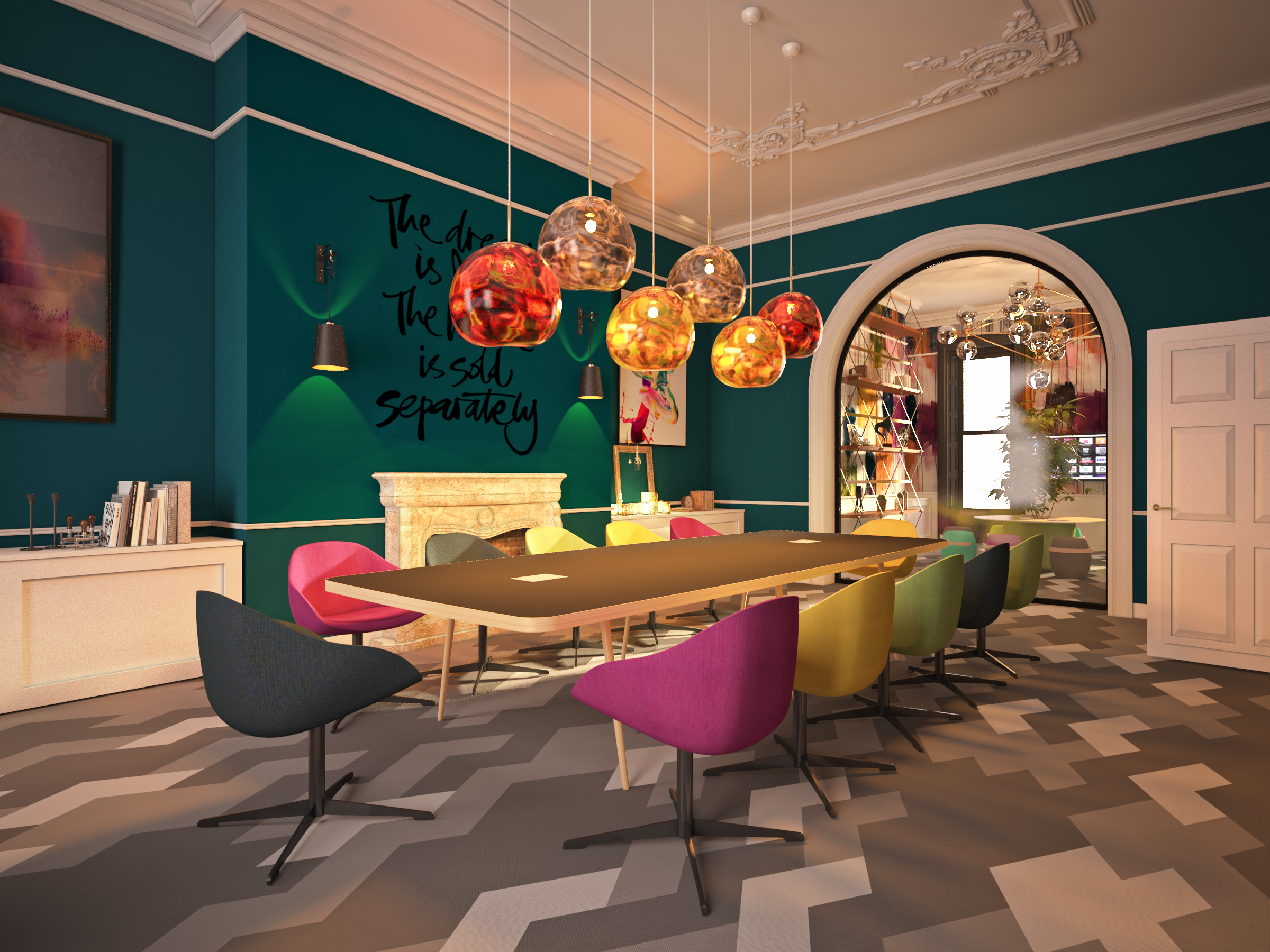 Ruth-Anne McMillan of McMillan Interiors of Dublin says that maximalist spaces aren't afraid to be fun and eclectic.