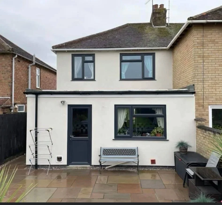 Monocouche render in Rothwell, Northamptonshire 