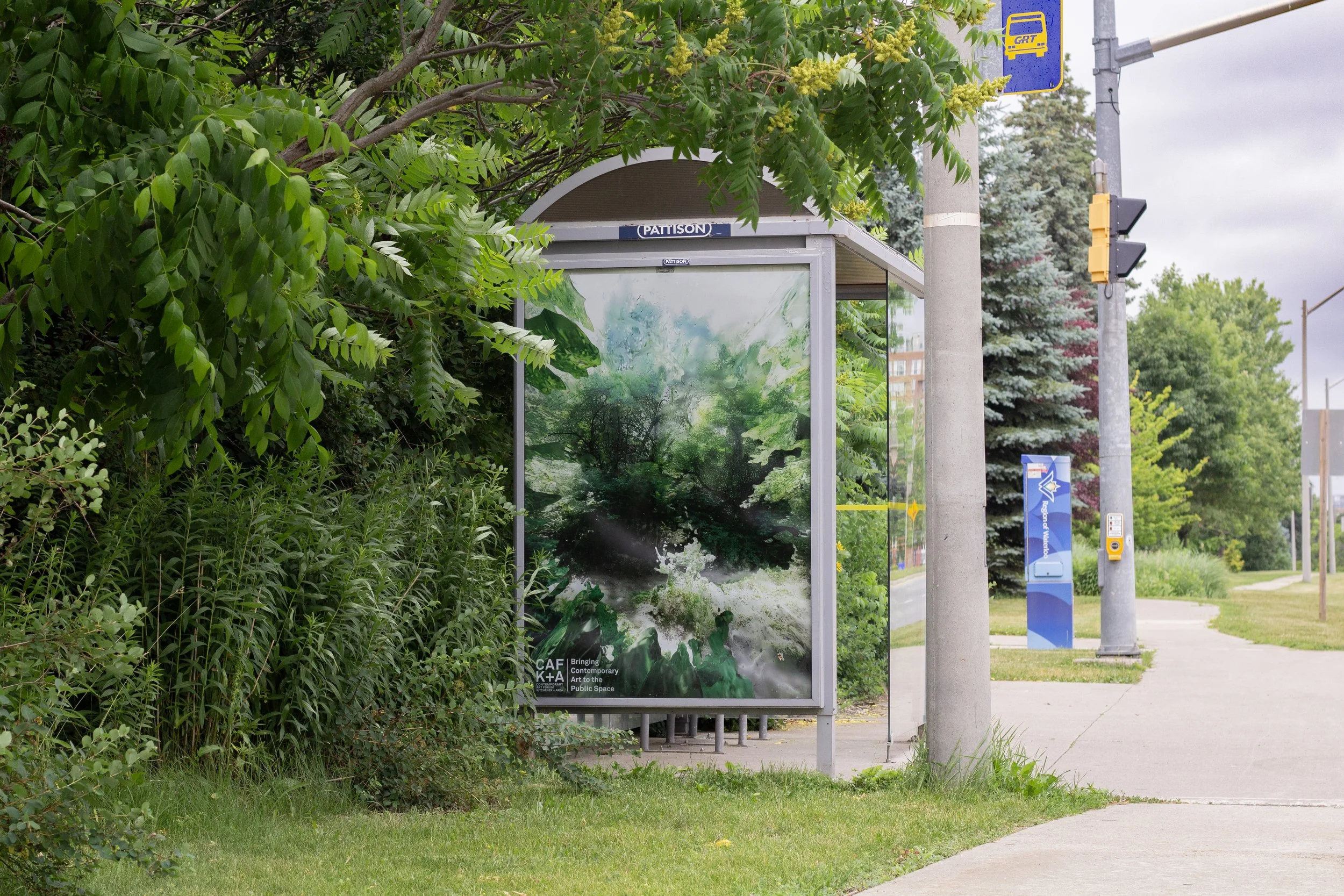 'Altar' (2025) - Glitchener, Glitcherloo, and Cambglitche - King St E & Charles St E, Kitchener