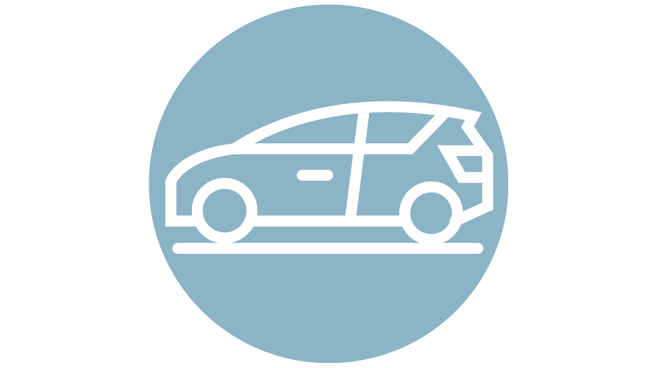 Major transportation routes and public facilities, including hospitals and schools