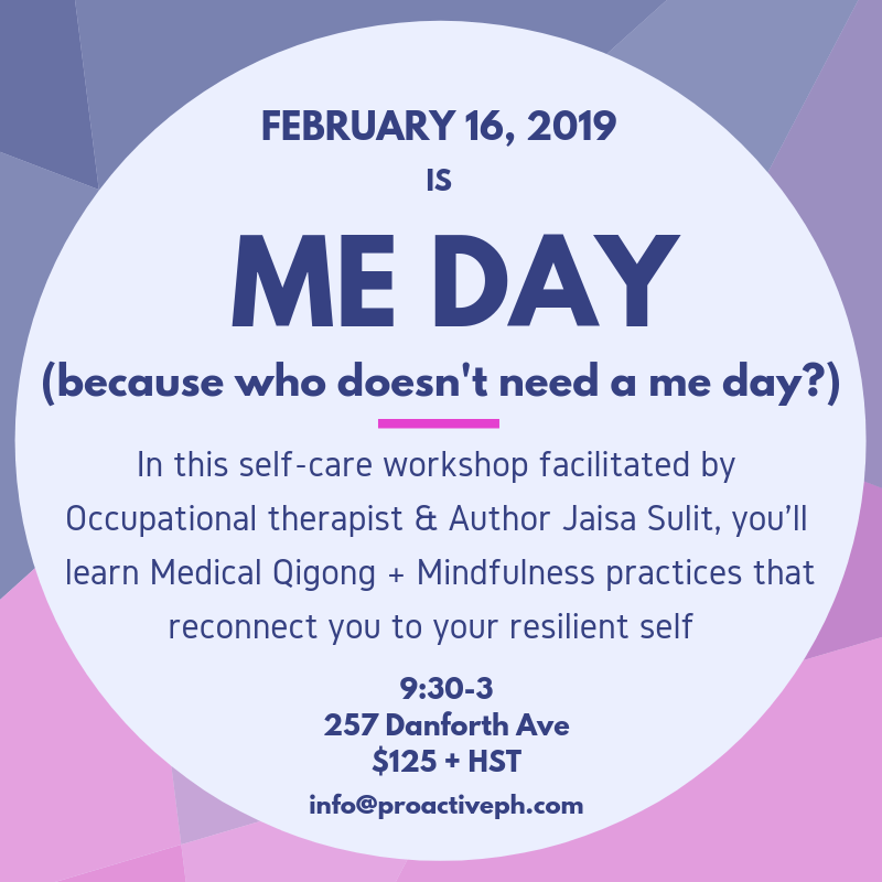 ME DAY (because who doesn't want a Me Day?")