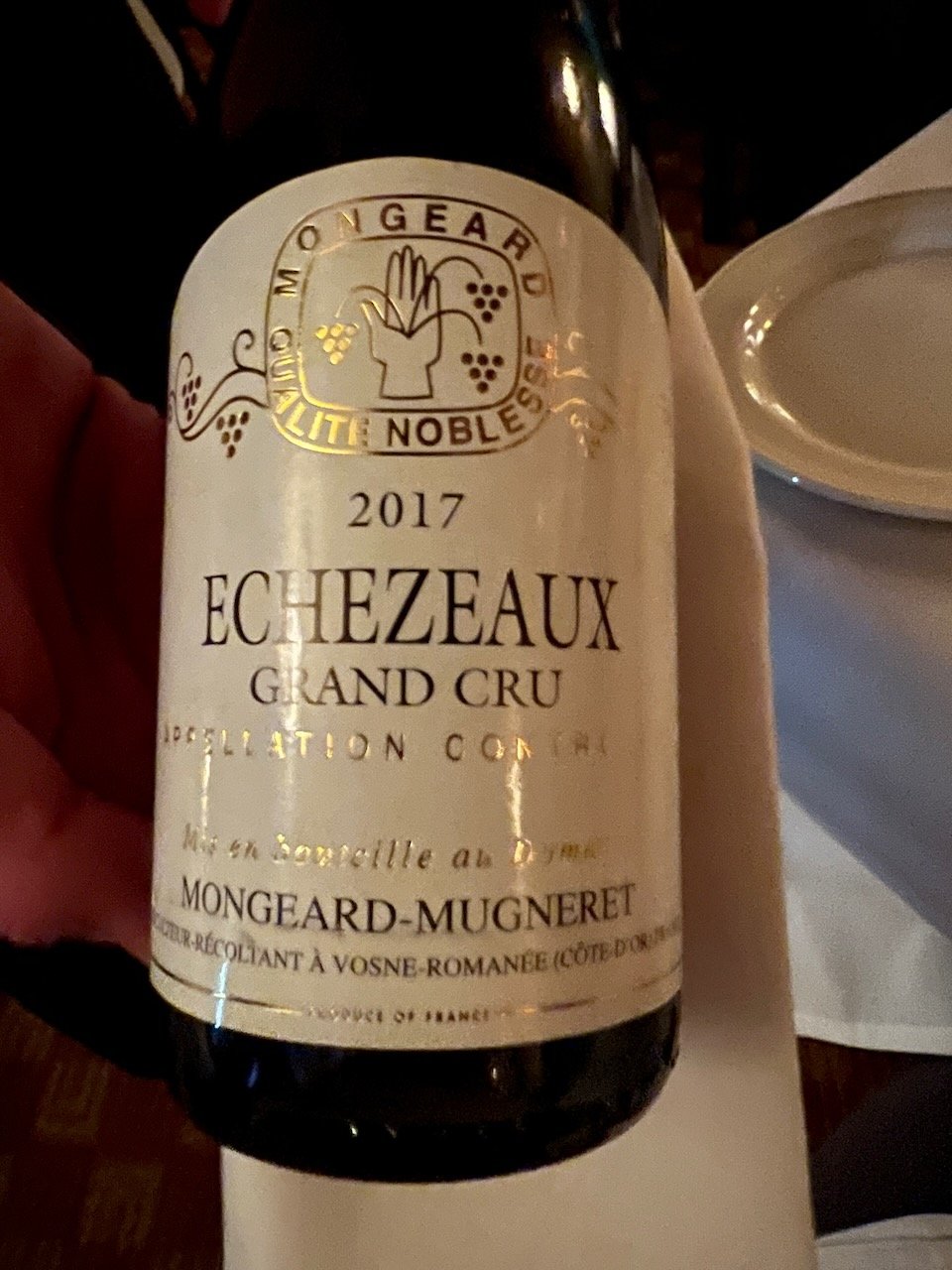 2017 Echezeaux Grand Cru, Mongeard-Mugneret