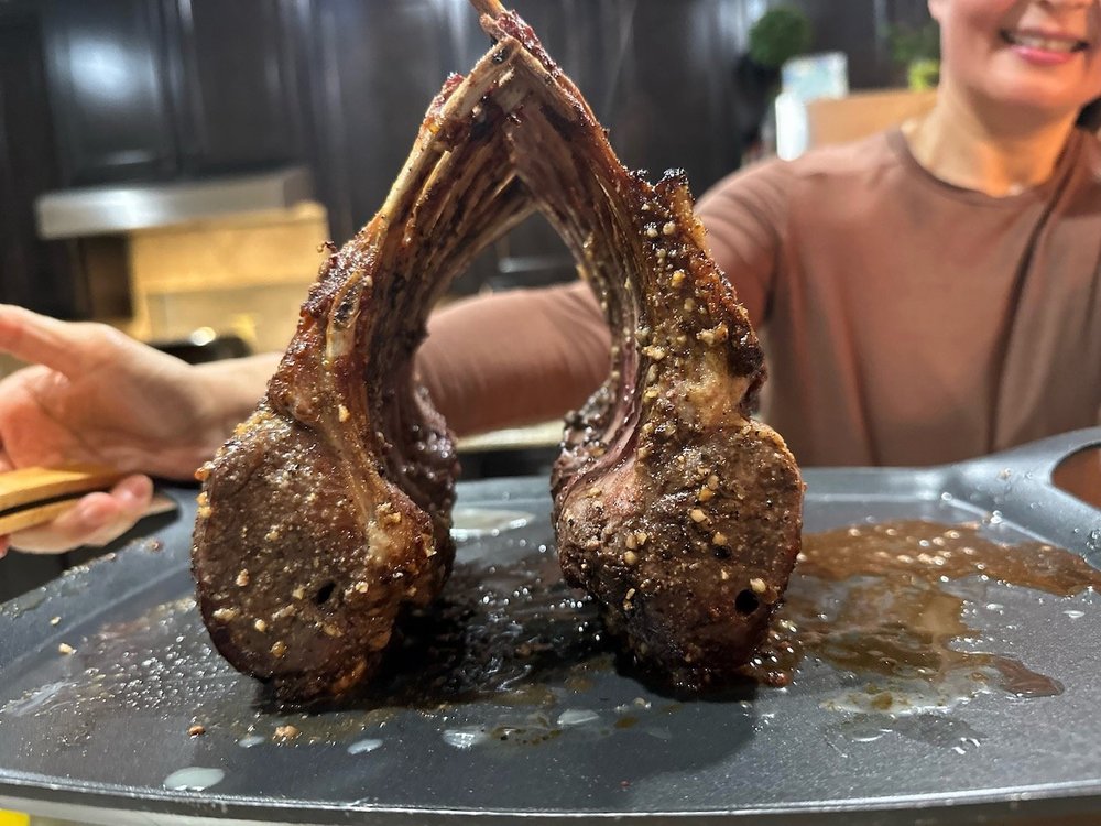 Rotisserie Lamb Chops