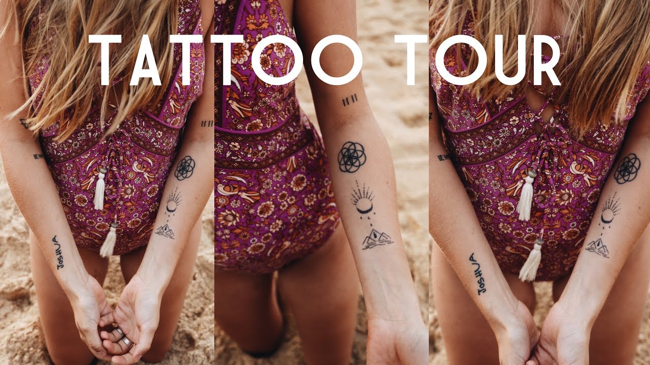 Check out her video on her tattoos in the link above!