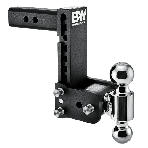 B&amp;W Tow &amp; Stow 7" Drop/Rise, 2" x 2-5/16" Dual Ball (For 2" Receivers) - Black