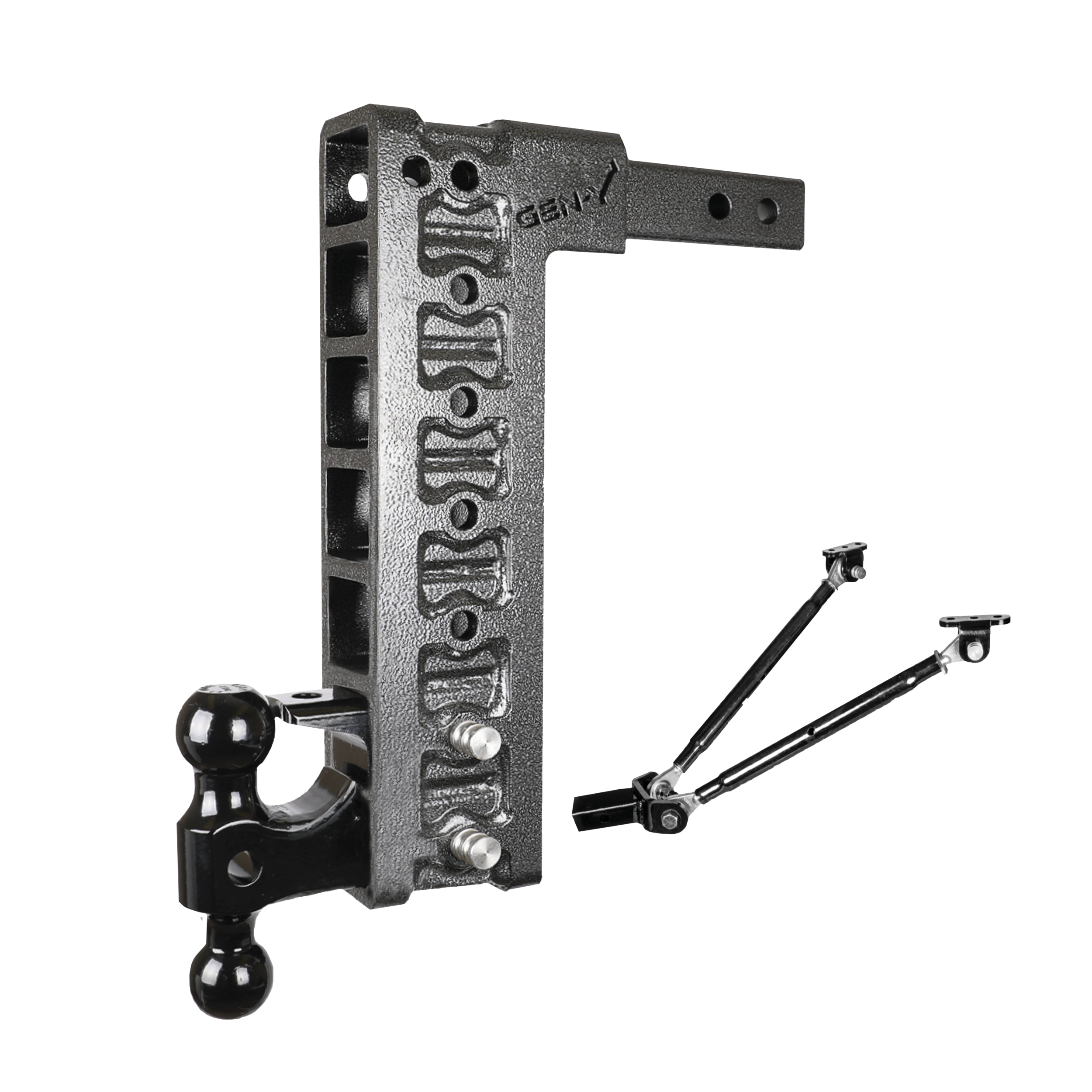 GENY Mega-Duty 16K Hitch 15" Drop/Rise (7 Adjustable Positions)
