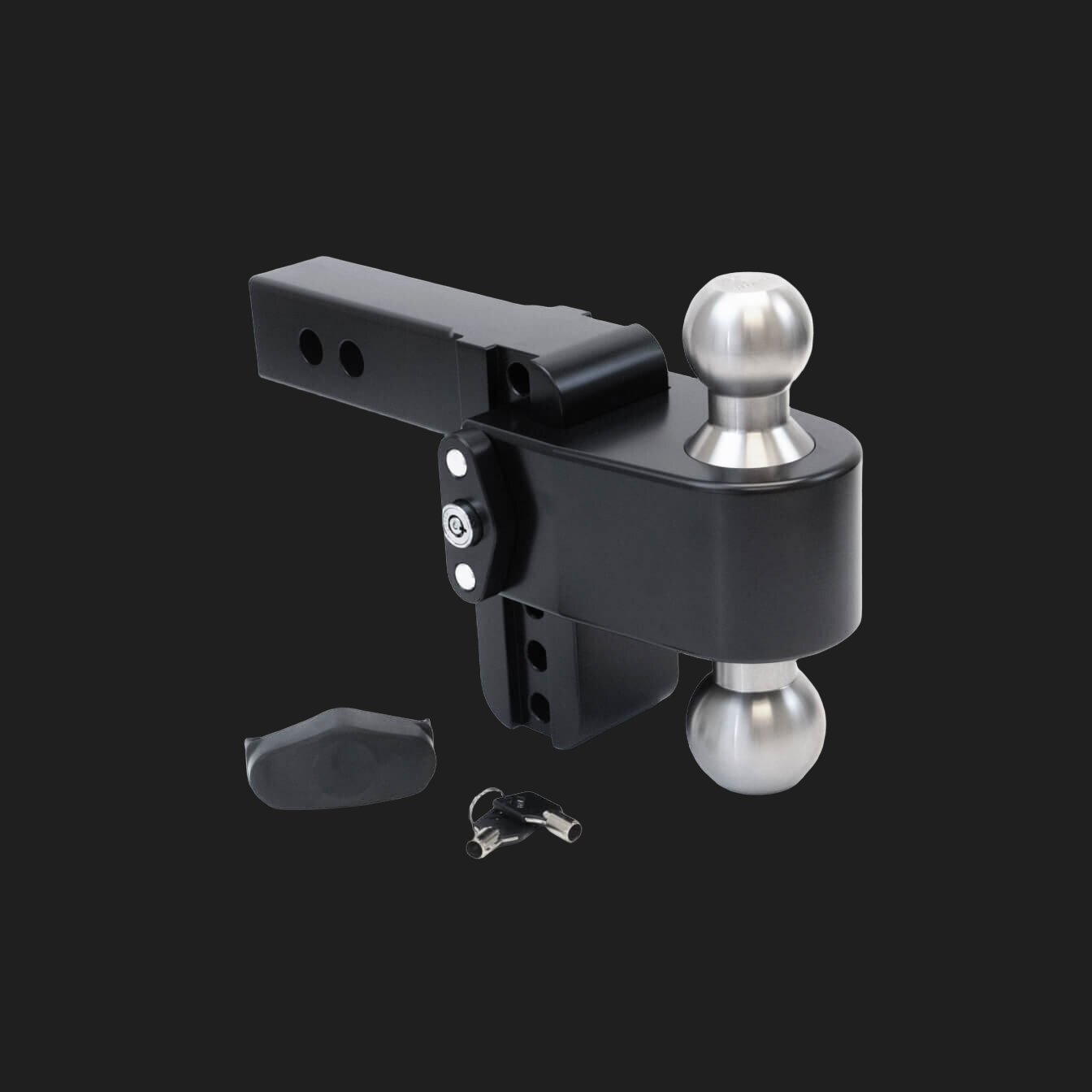 4" Cerakote Black Weigh Safe 180° Drop Hitch