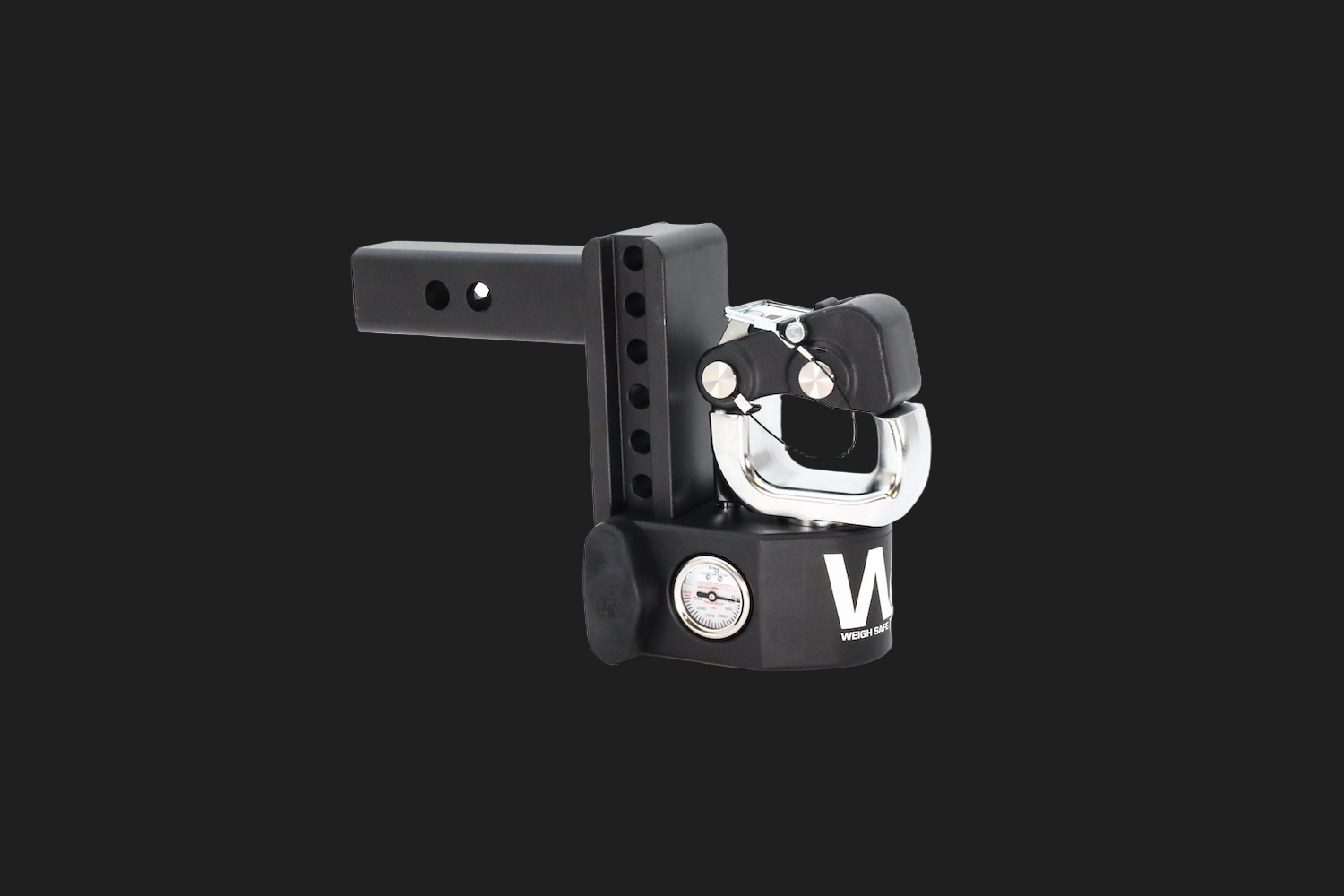 Weigh Safe Steel Pintle Hitch 8" Drop — 2" Shank (Pintle Only)