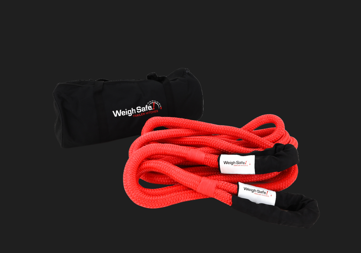 Weigh Safe Kinetic Recovery Rope — 1" Diameter x 30' Length