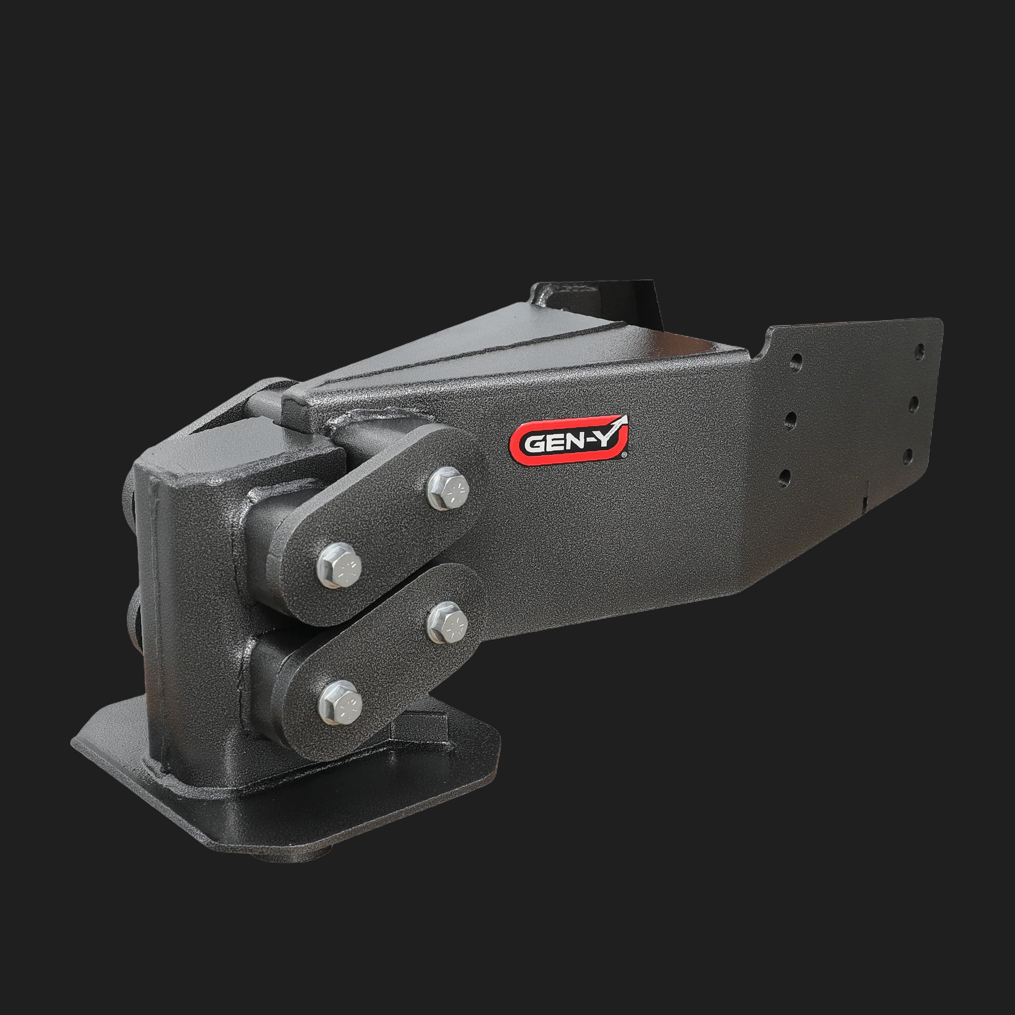 GENY EXECUTIVE Torsion-Flex 5th Wheel King Pin Box — LCI Rhino (4.5K Pin Weight)