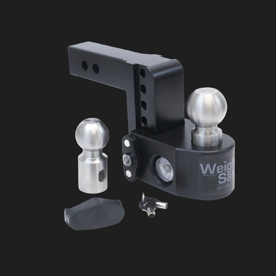 4" Cerakote Black Weigh Safe Drop Hitch (Aluminum)