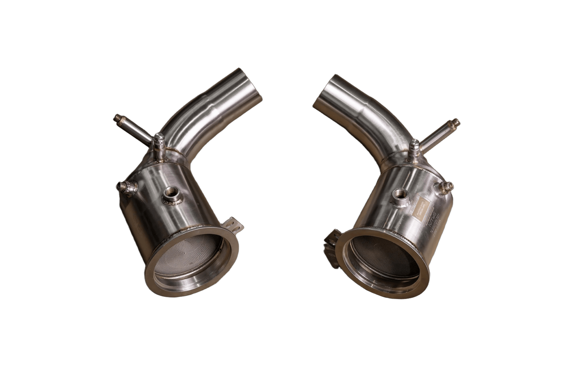 400 Cell Catted Down Pipes For Porsche 992 Turbo / Turbo S